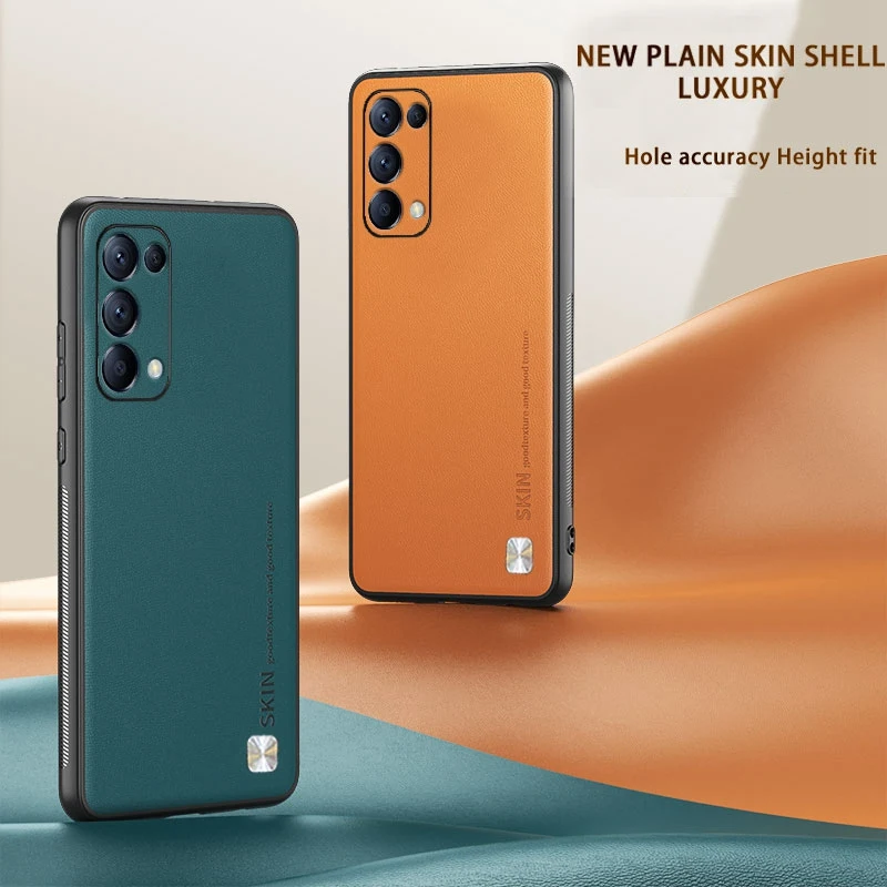luxury pu leather phone case for oppo reno 7 5 6 pro plus find x3 lite k9 matte cover case for realme 8 pro gt neo 2 master q3s free global shipping