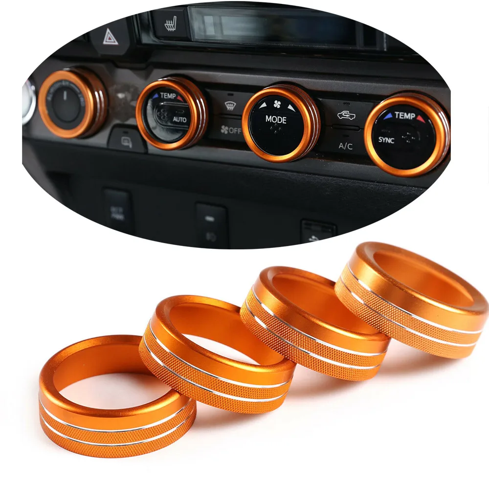 

16-2020 Knobs Ring Cover Accessories Air-Con Central For Toyota Tacoma