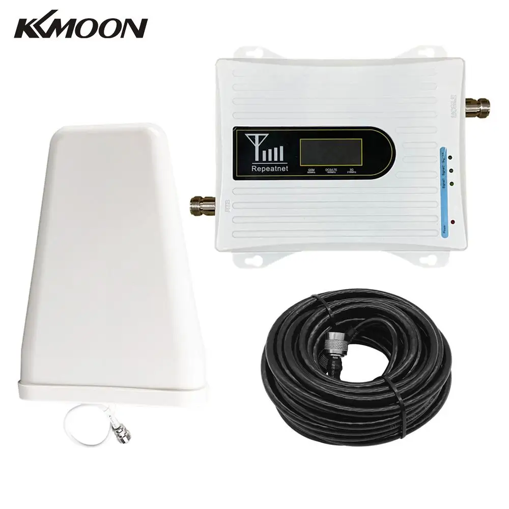 KKMOON 20A GDW 2G 4G трехдиапазонный усилитель сигнала сотового телефона 900/1800/2100 МГц