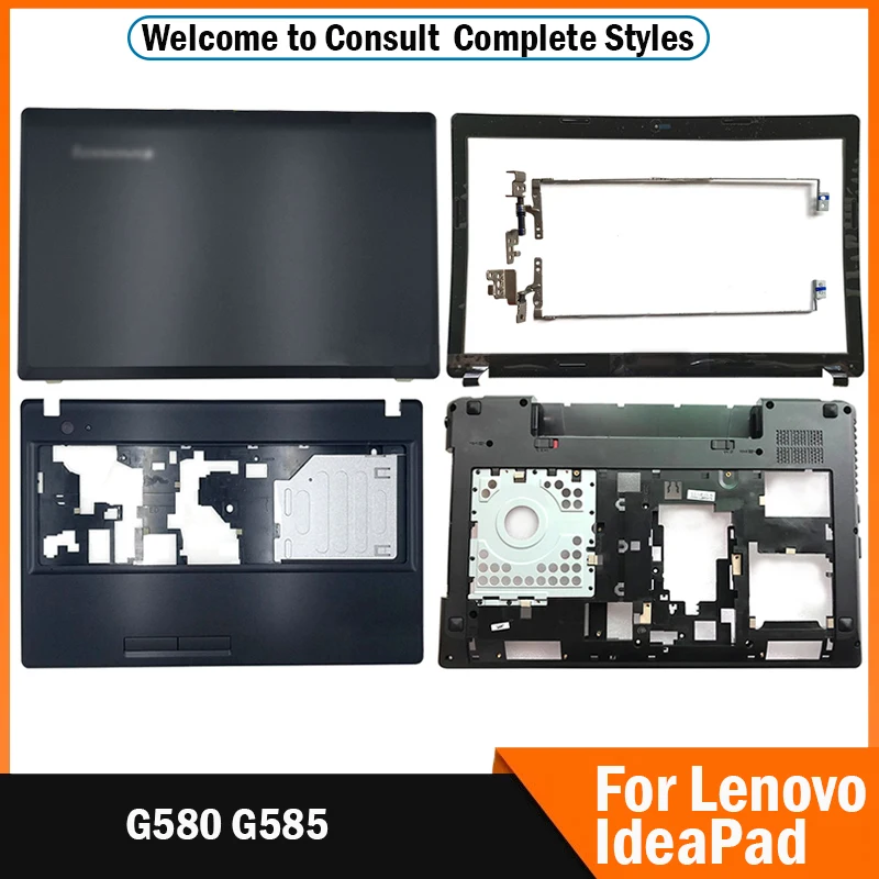 Новая задняя крышка для ноутбука Lenovo IdeaPad G580 G585/Передняя панель/петли/Упор