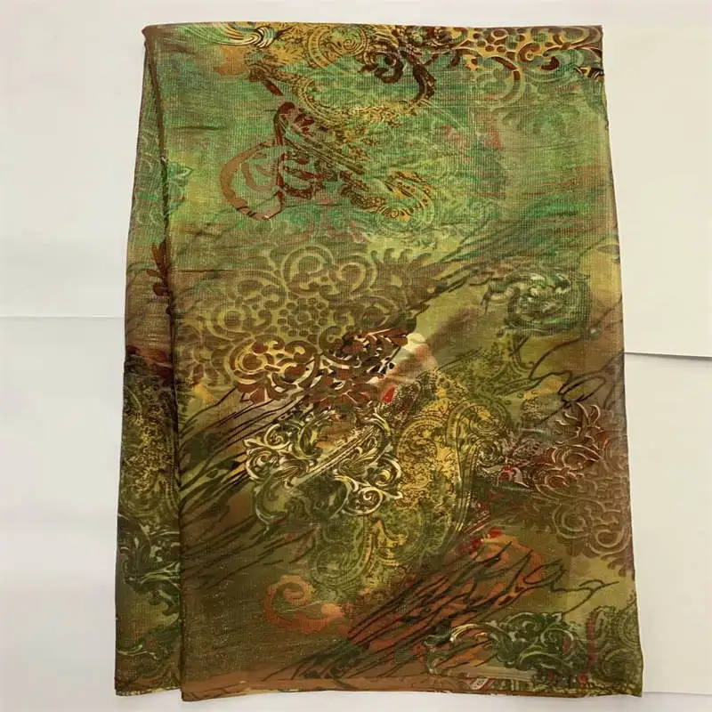 Свадебная кружевная ткань CEP/ Silk Georgette 5 ярдов женская одежда французское Тюлевое