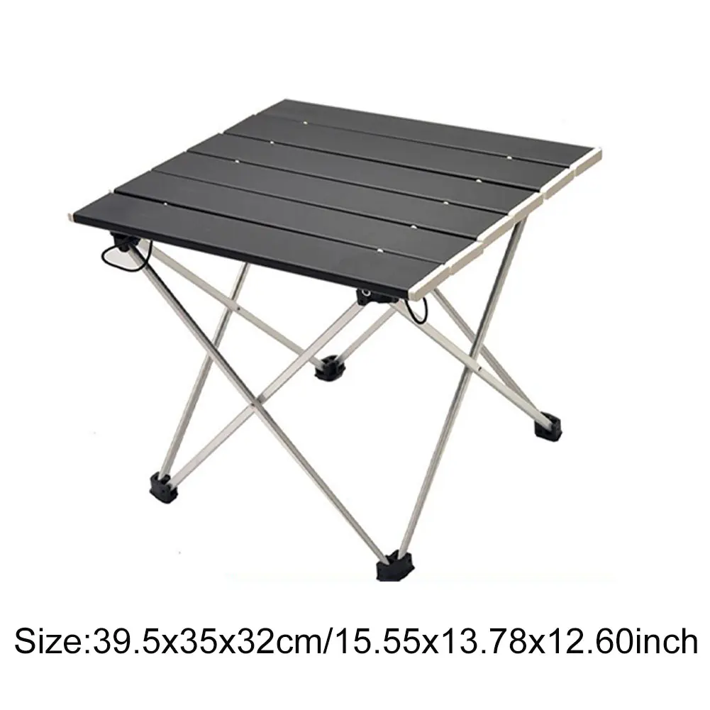 

Outdoor Camping Table Portable Foldable Desk Furniture Computer Bed Ultralight Aluminium Hiking Climbing Picnic Folding Tables