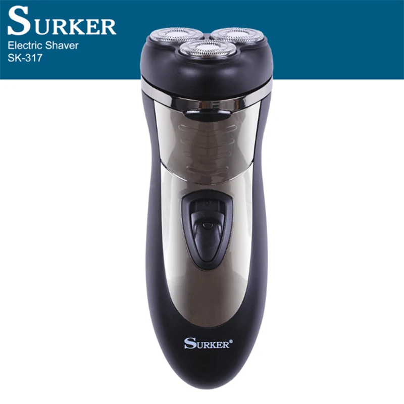 

Electric Rotary Shaver Razor Washable Men's Shaving Machine Trimmer 3D Waterproof Rechargeable Floating Three Heads