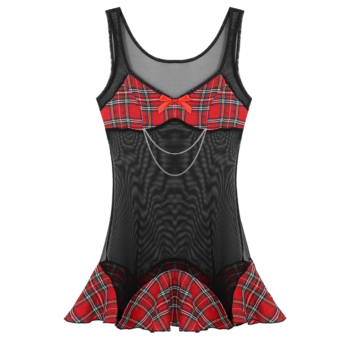 Женское клетчатое платье в стиле Сисси нижнее белье непослушное популярная