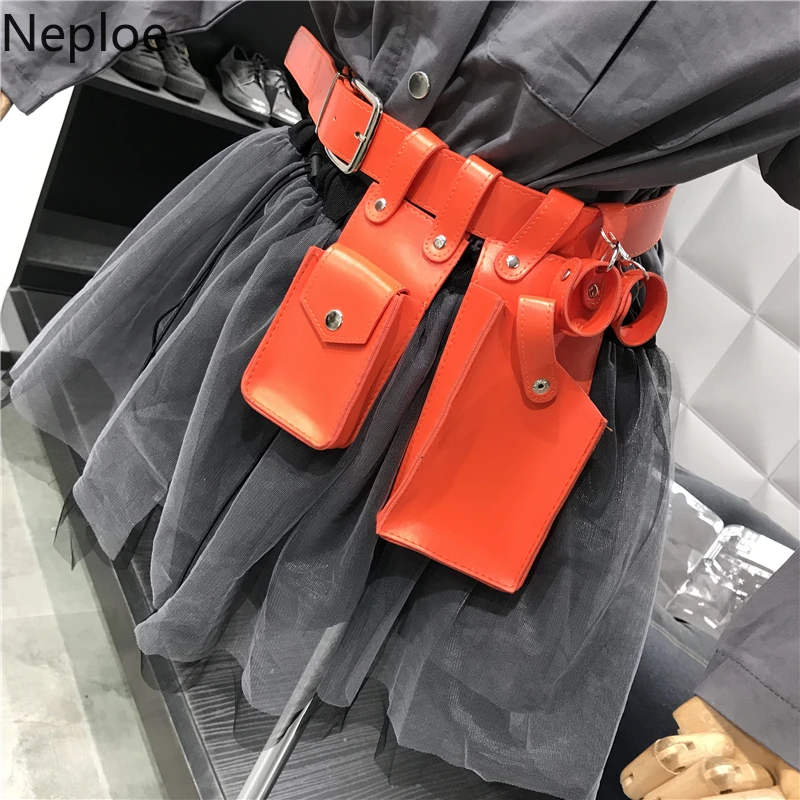 Neploe 2020 осень зима новый лоскутный кружевной поддельный Двухсекционный плащ