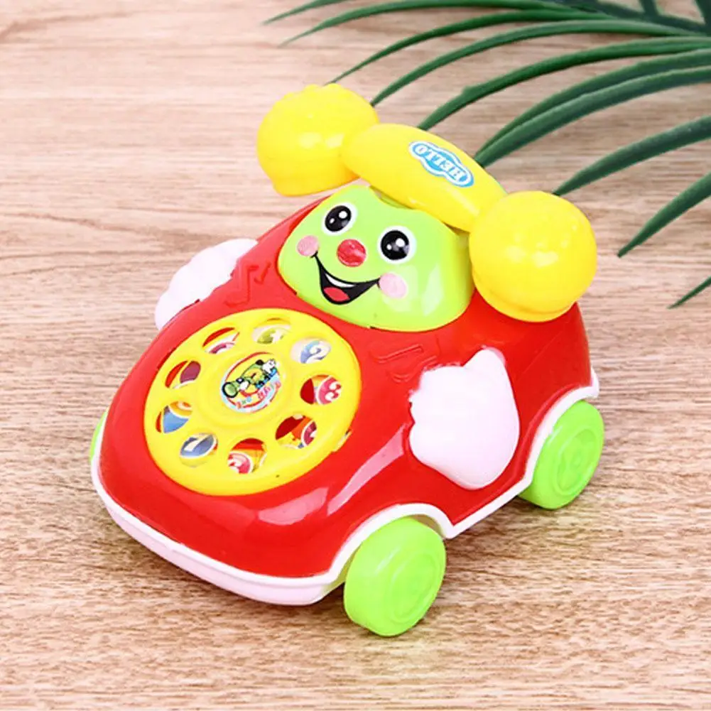 

Kawaii Монтессори детские игрушки музыка мультфильм телефон развивающая детская игрушка подарок Y4B9