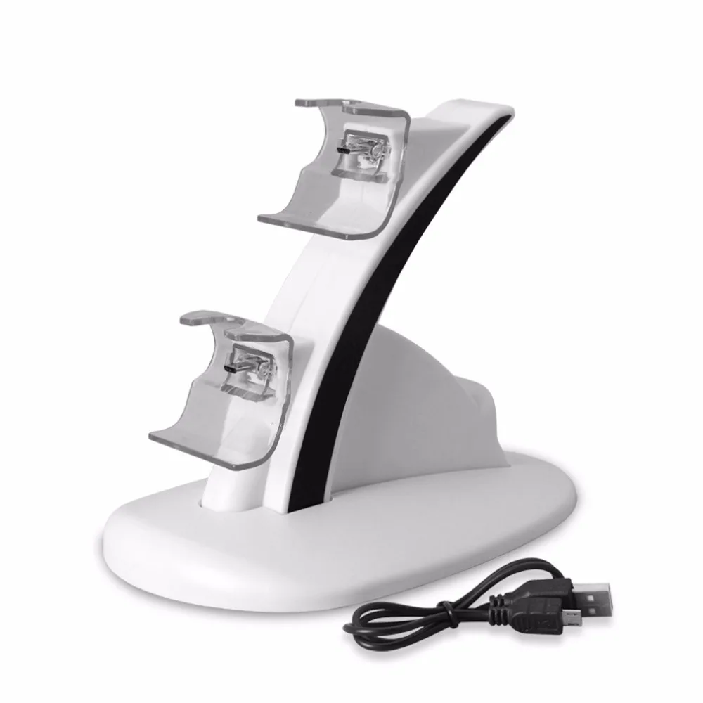 USB LED свет двойной контроллер зарядная док станция зарядное устройство для Microsoft