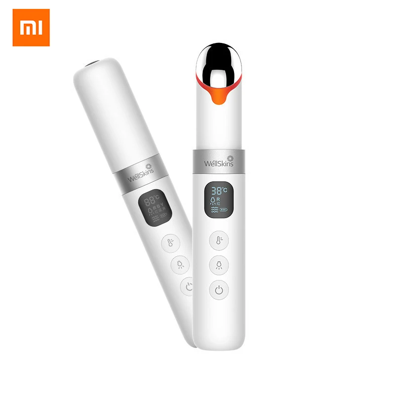 Новый массажер для глаз Xiaomi WellSkins с цветным ЖК дисплеем USB разъемом красоты