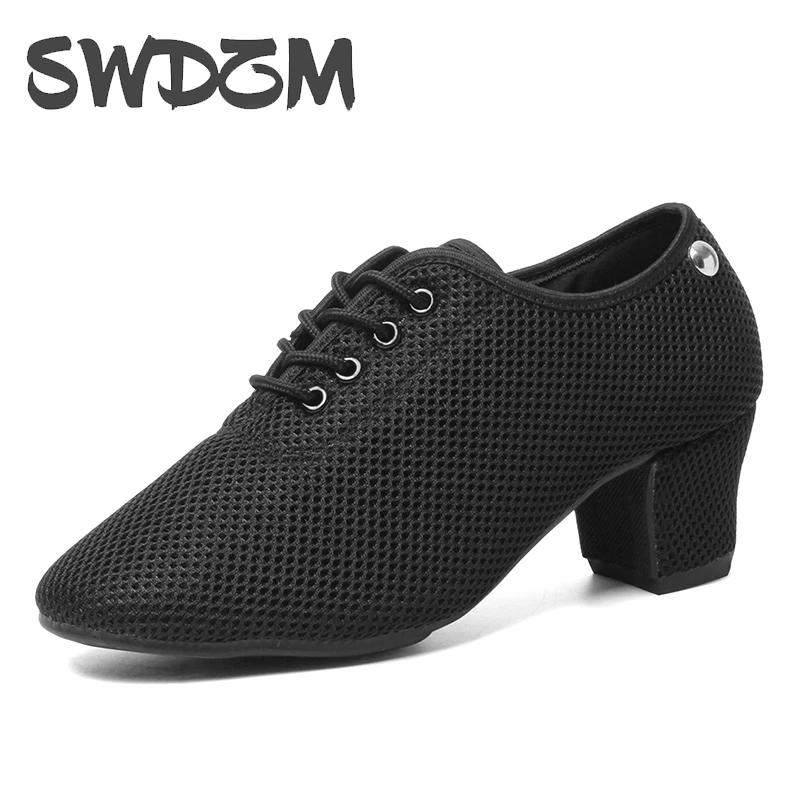 

Танцевальная обувь SWDZM для женщин, мужчин, мальчиков, для бальных танцев, современного Танго, сальсы, женская обувь для тренировок, обучающая...