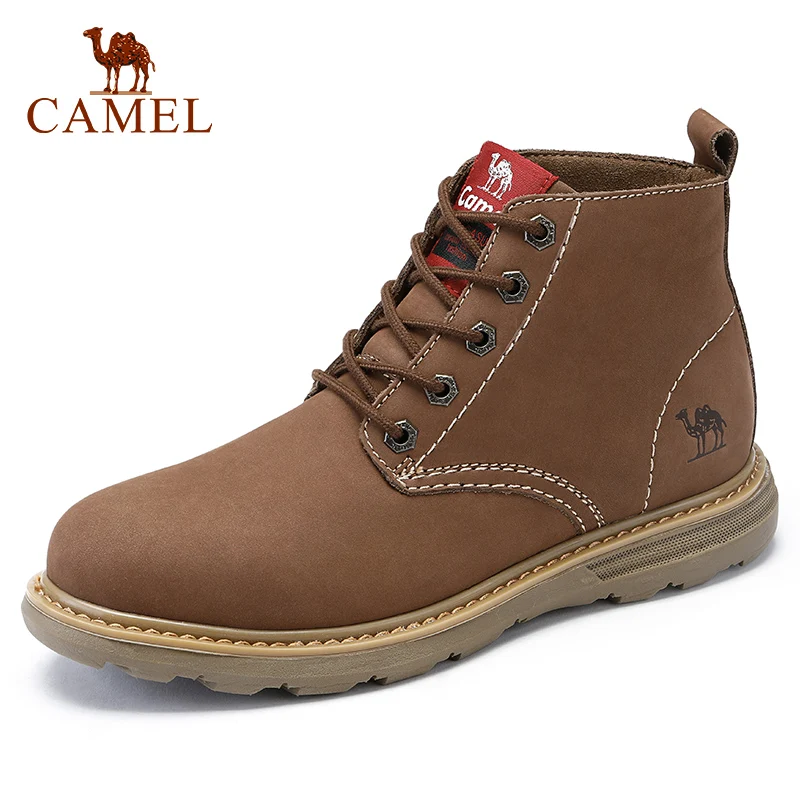 CAMEL/мягкие рабочие ботинки Износостойкие Нескользящие мужские кожаные из