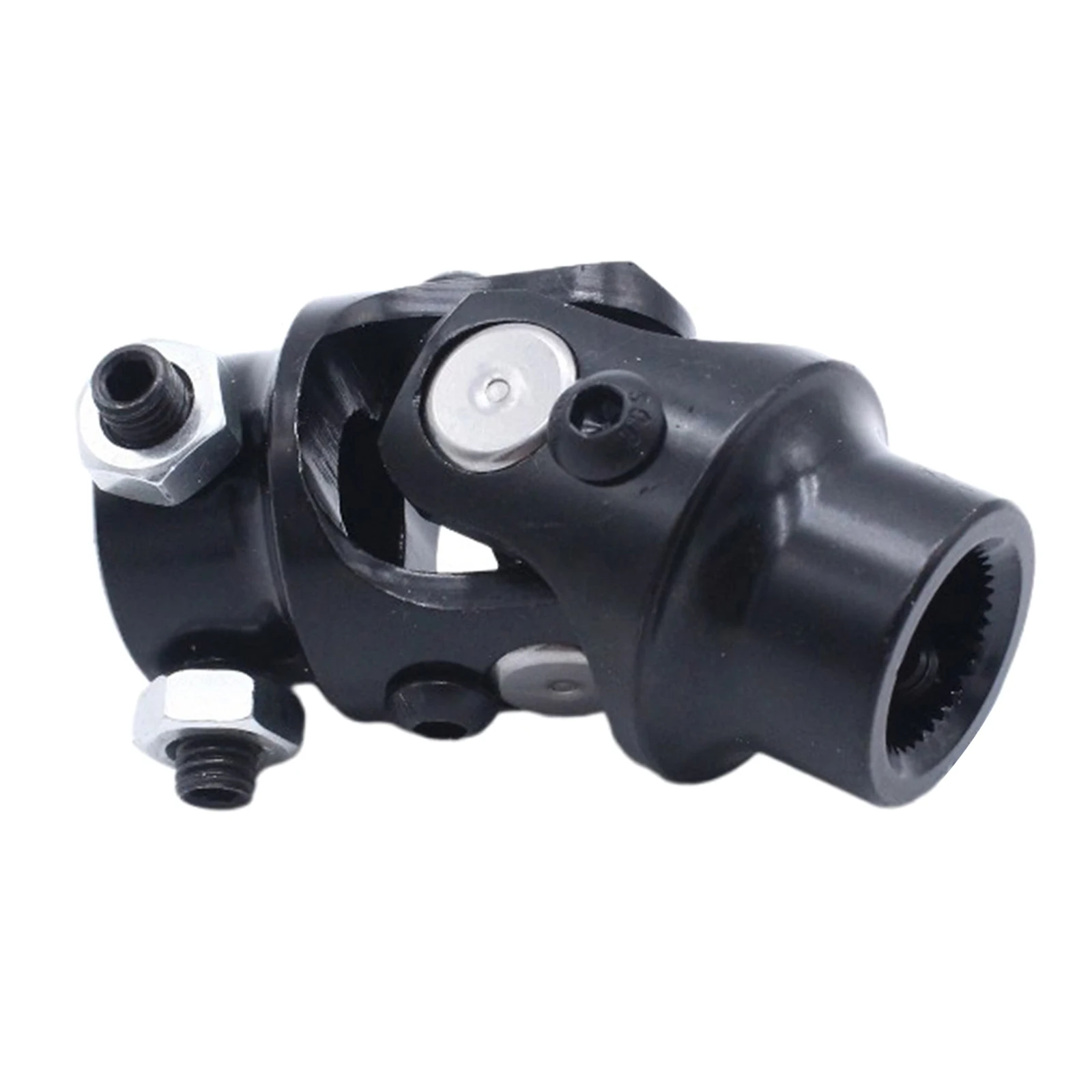 

3/4-36 X 3/4" DD BLACK Steering Shaft Universal U Joint Coupler