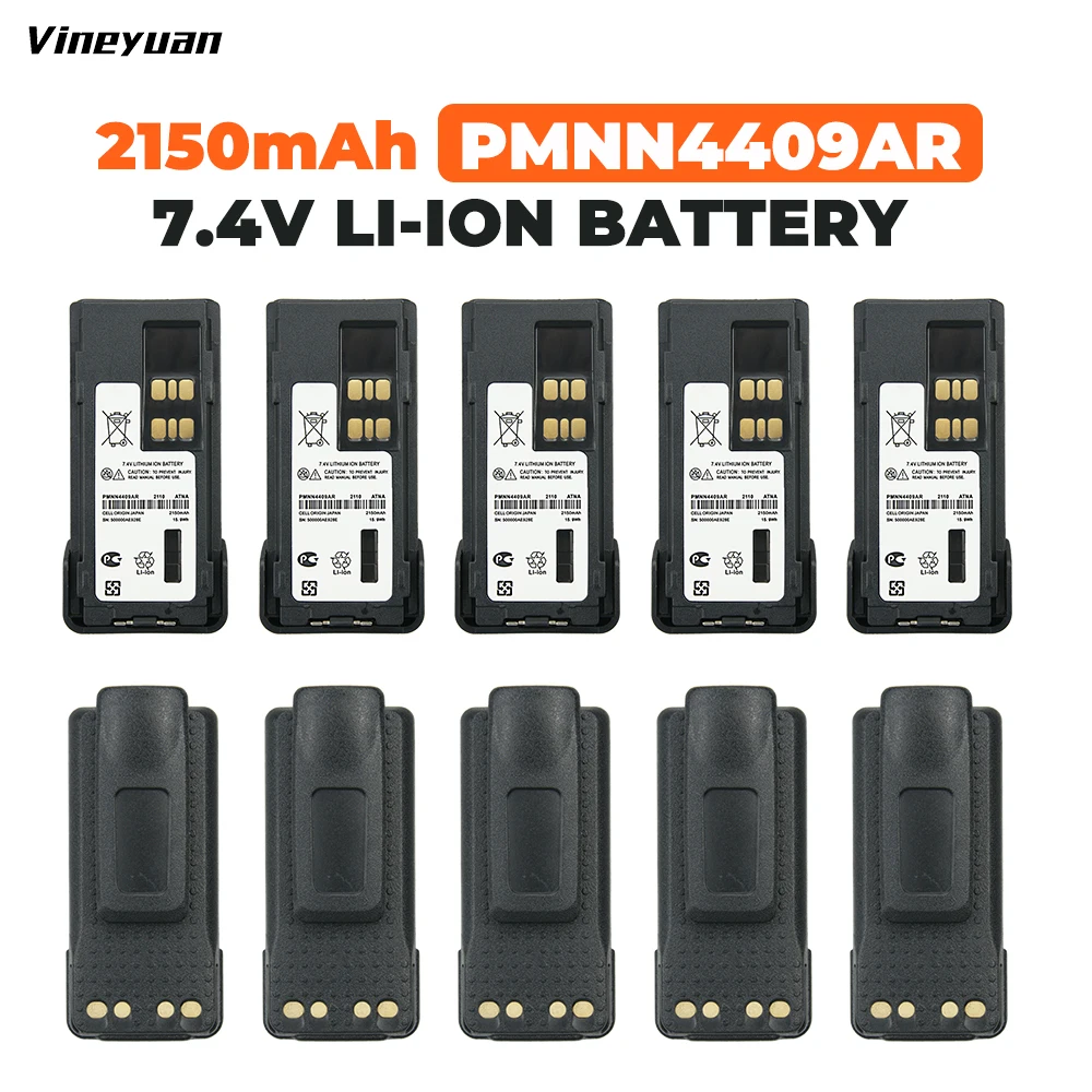 Аккумулятор 10X PMNN4409/PMNN4409AR для Motorola MotoTRBO XPR7350 XPR7380 XPR7550 XPR7580 XPR3300e