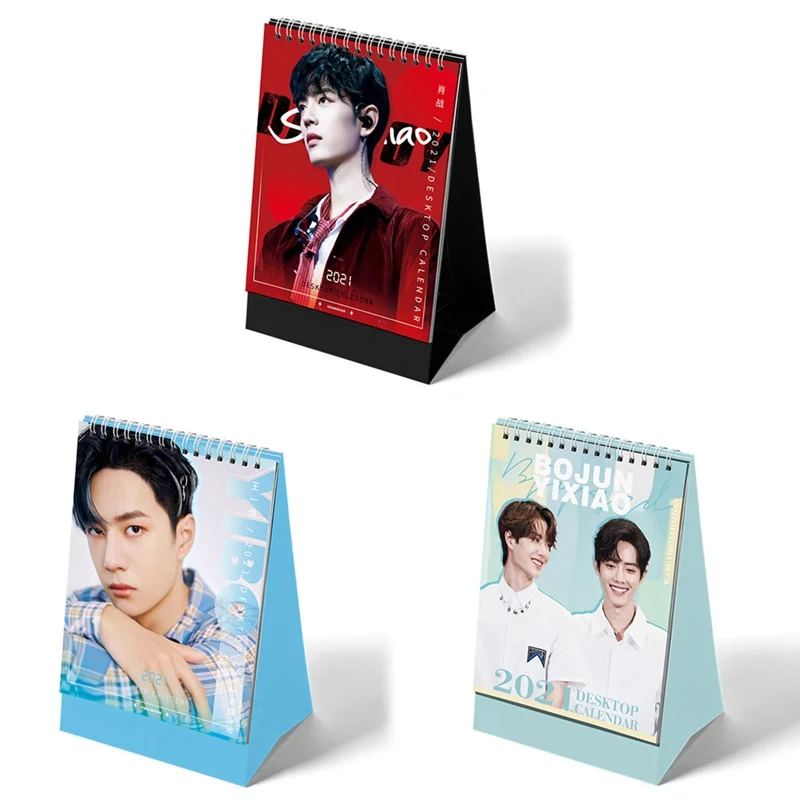 

2021 Chen Qing Ling Desk Calendar THE UNTAMED Xiao Zhan Wang Yibo Calendar Fans Collection Gift 2021.01~2021.12