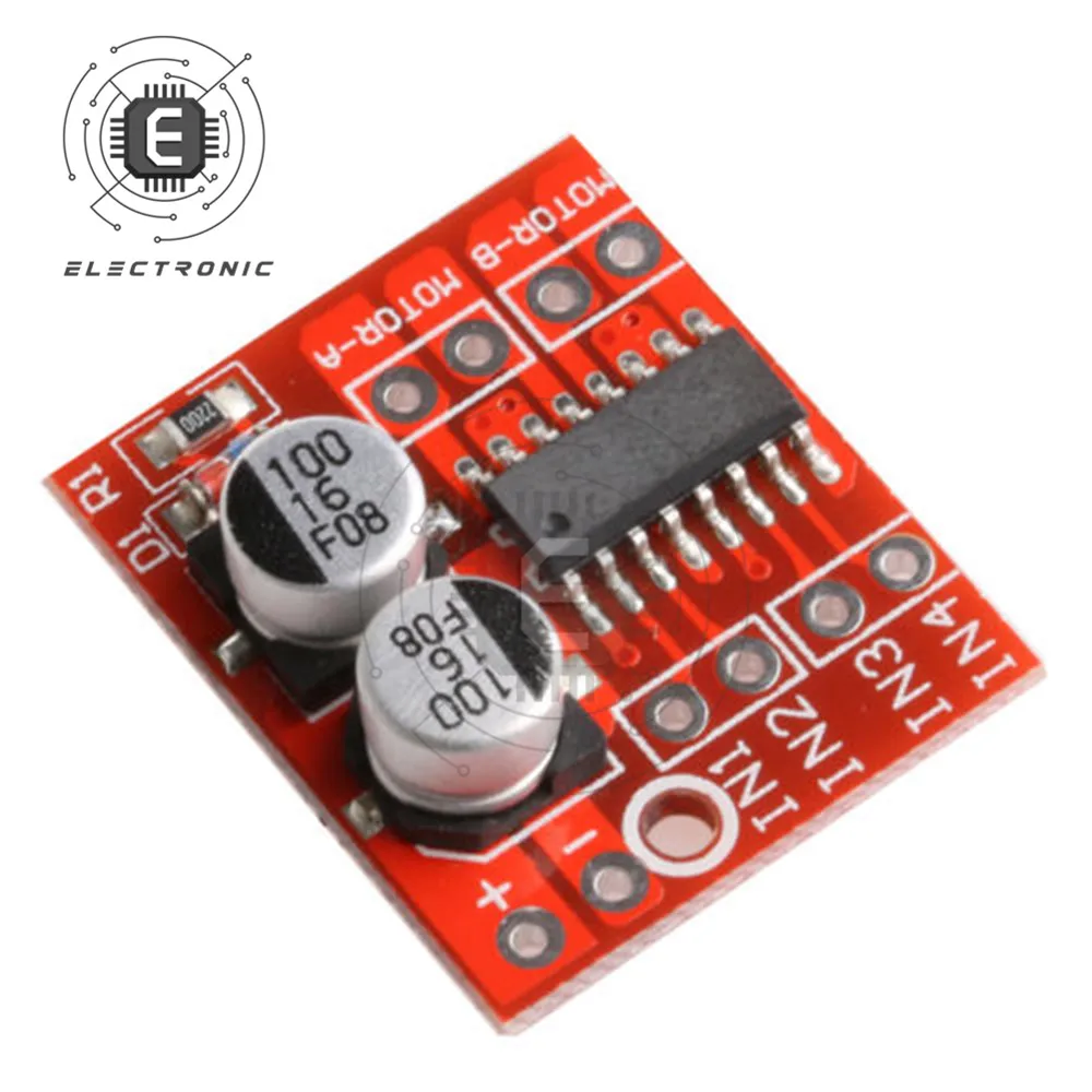 

MX1508 1.5A 2-полосная DC мотор драйвер модуль PWM Скорость двойной h-мост шаговый двигатель L298N постоянного тока 2V-10V DC 5V