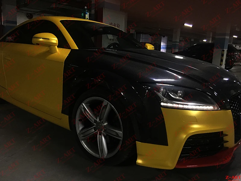 Z ART углеродное волокно капота двигателя для TT TTS 8J реальные 2007 2014 крышка