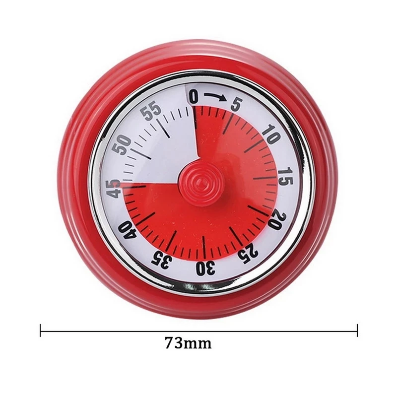 

Timer Cooking Portable Visual Analog Magnetic Bottom Reminder Multi Use Countdown Kitchen Timer Digit Pointer
