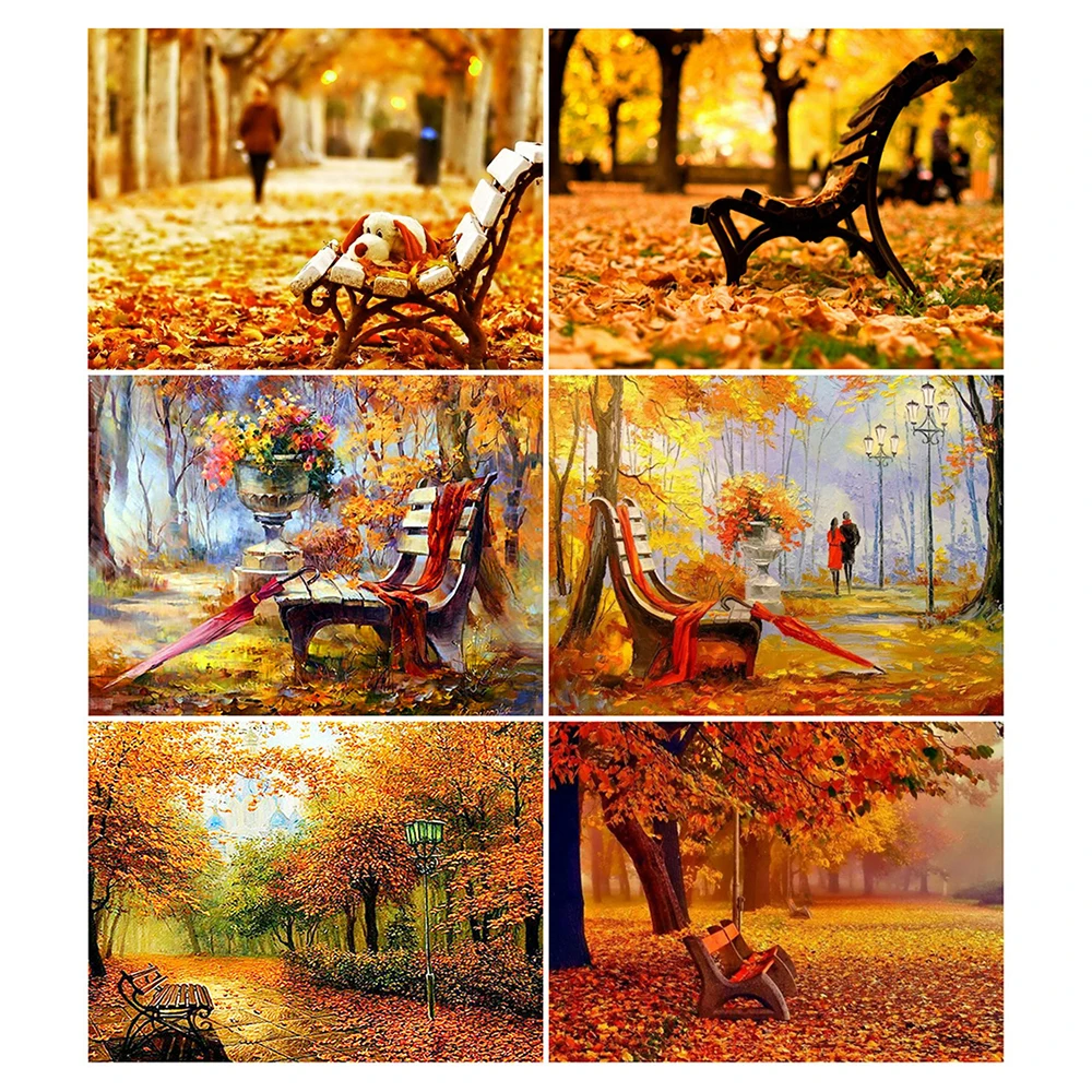 

Размер холста 5D алмазная картина Бриллиантовая вышивка с изображением дерева осень Сделай Сам полностью квадратная Круглая Мозаика Стразы...