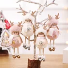 Новогодние подарки для детей, куклы-ангелы, украшения для новогодней елки для дома, рождественские украшения, товары для рукоделия, 2020