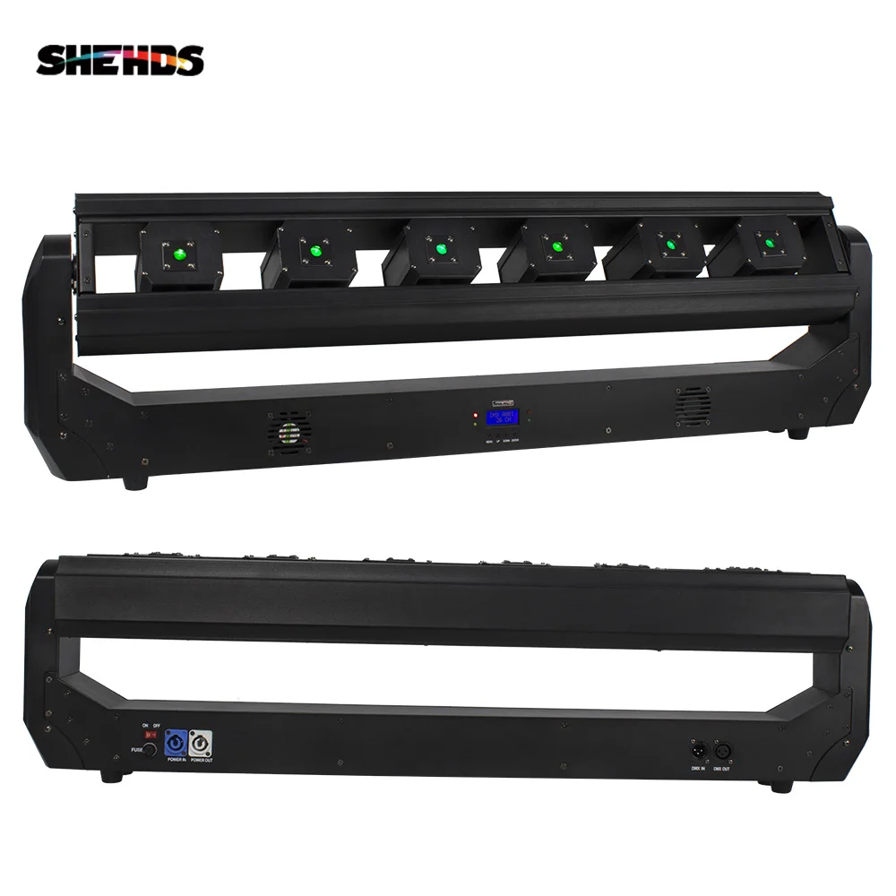 Панель Лазерная движущаяся головка 3000 МВт RGB 3 в 1 фонарь Лазерный 6 головок