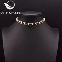xlentag necklace two piece set copper plated sterling 925 silver natural pearl fashion boutique ladies high end jewelry gn0284