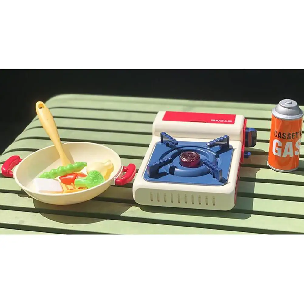 

Children Play House Simulation Kitchenware Electric Music Gas Stove Fruit Toy Kitchen Cooking Set