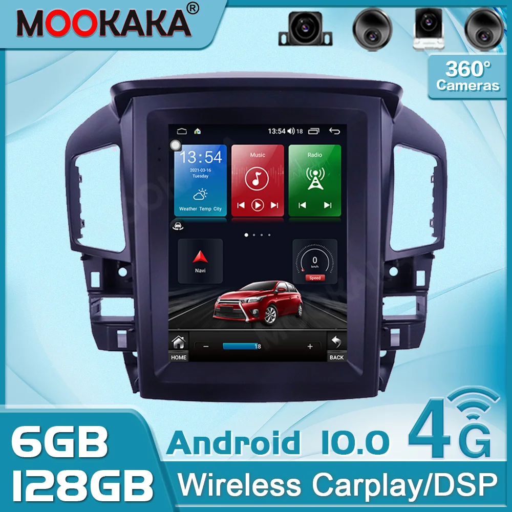 

Wireless Carplay For Mitsubishi Outlander 2008 Auto Surround View Camera Car Multimedia Player Stereo Radio GPS Navigation