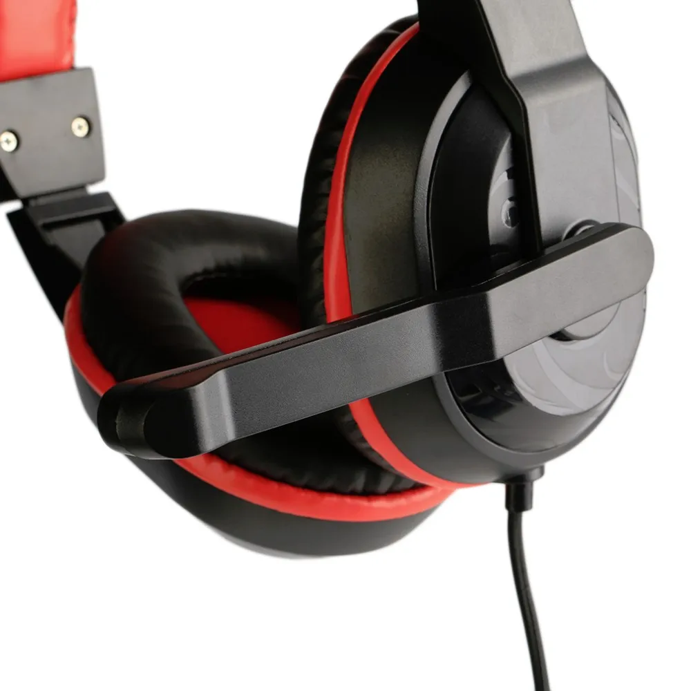 new 3 5mm adjustable gaming headphones stereo type computer pc gamers headset with microphones earphone for laptop ps4 x box free global shipping