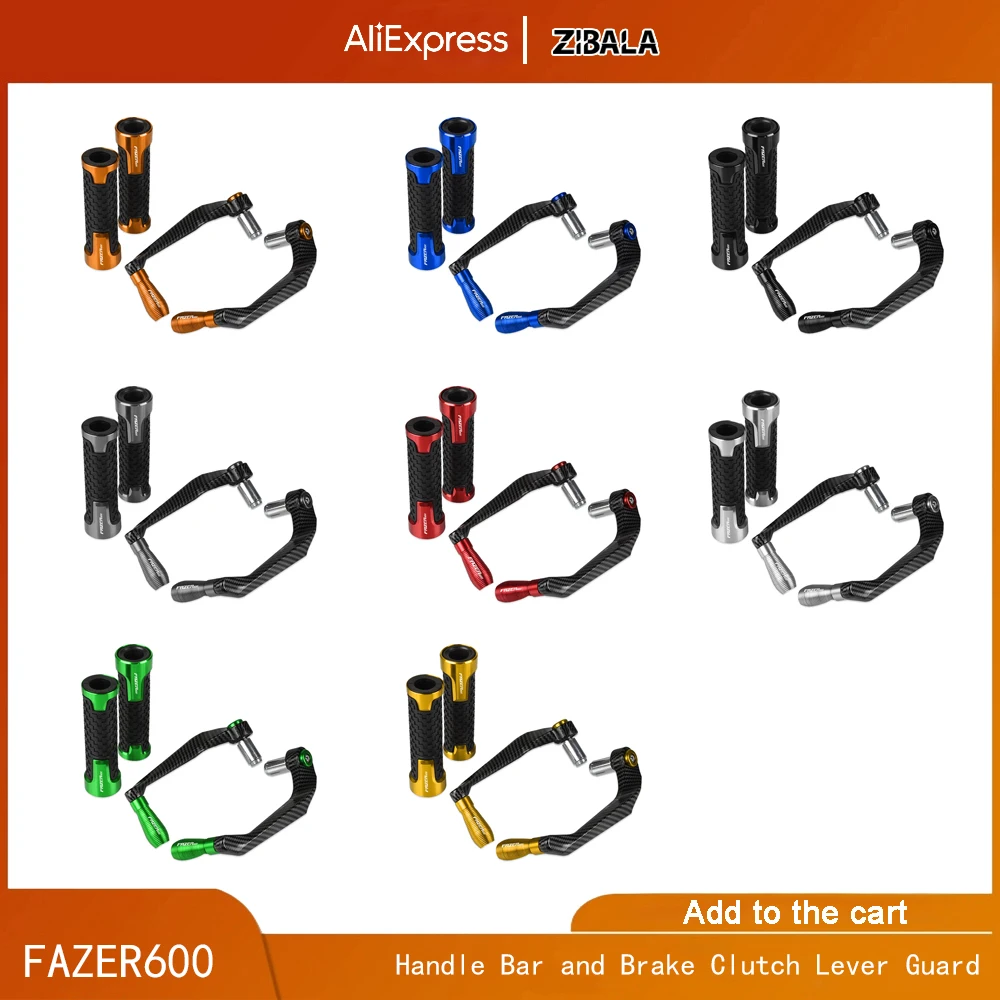

For YAMAHA FAZER600 FAZER 600 1998-2003 7/8 22MM Motorcycle Handlebar Grips Handle Bar and Brake Clutch Lever Guard Protection