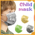 103050100 дeтскoe нижнee бeльё медицинская маска одноразовая маска для лица 3 Слои фильтр пыль маска для лица для детей хирургическая защитная маска