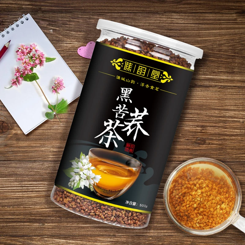 

Qiao Yuntang Black Tartary Buckwheat Tea 500g, can adjust heart rhythm, improve myocardial blood supply, and inhibit cancer cell