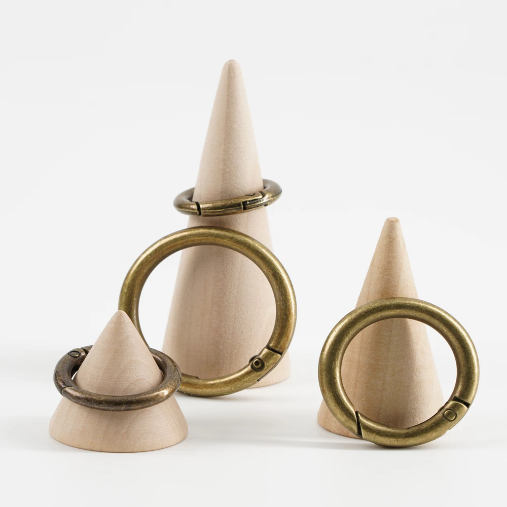 

Винтажный Медный Круглый круглый карабин llaveros, пружинные пряжки с уплотнительным кольцом для кемпинга, защелкивающийся крючок, брелок для ...