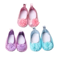1 pair shoes for doll 18 inch american doll shoes 43cm new born baby doll clothes accessories our generation children gift