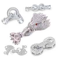 juya diy jewelry locks supplies fastener dragon closure clasps accessories for natural stone pearls needlework jewelry making