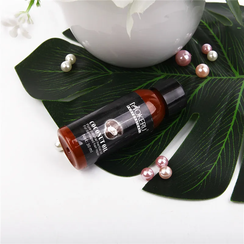 30 мл натуральное органическое кокосовое масло для лечения роста волос средство