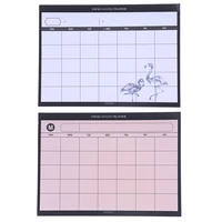 simple desktop schedule planner monthly plan kawaii mini notebooks office supplies work efficiency summary organizer