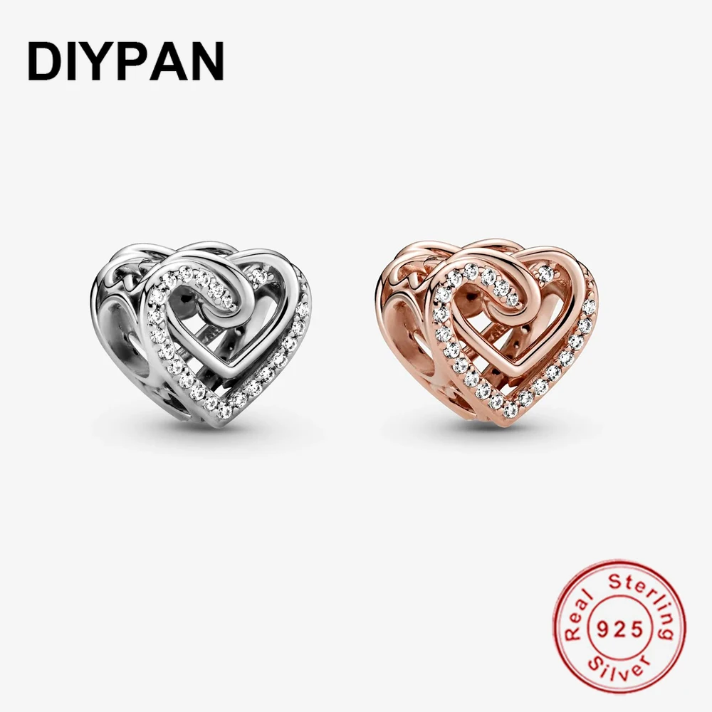 

Женский браслет из серебра 925 пробы, с подвеской в виде сердца