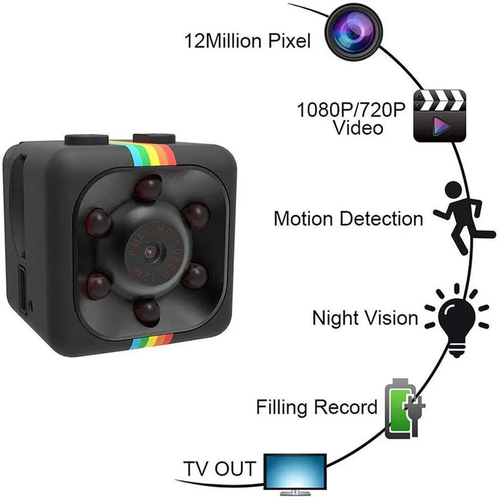 Camera Car DVR Infrared Car Mini Camera HD Camcorder Night Vision DV Baby Camera