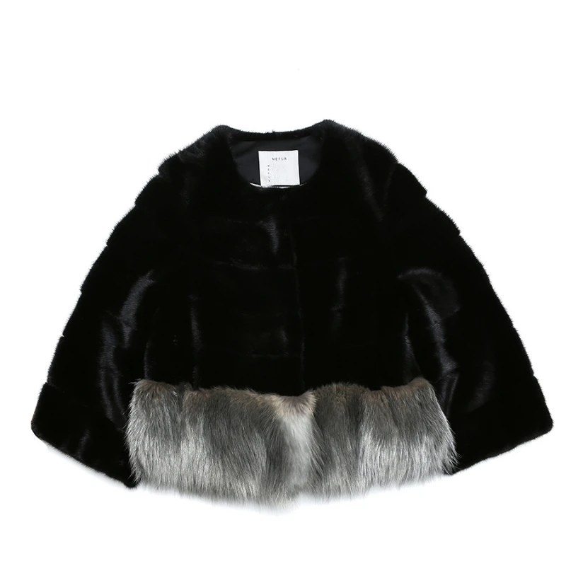 

GAMPORL Faux Fur Coat Faux Fox Fur Short Fluffy Clothes Fashionable Ladies Warm Clothes Thick Jackets Autumn And Winter