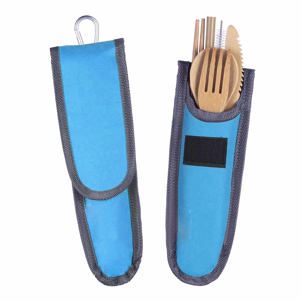 Портативные палочки для еды 7 шт. кемпинга набор палочек из бамбука экологически