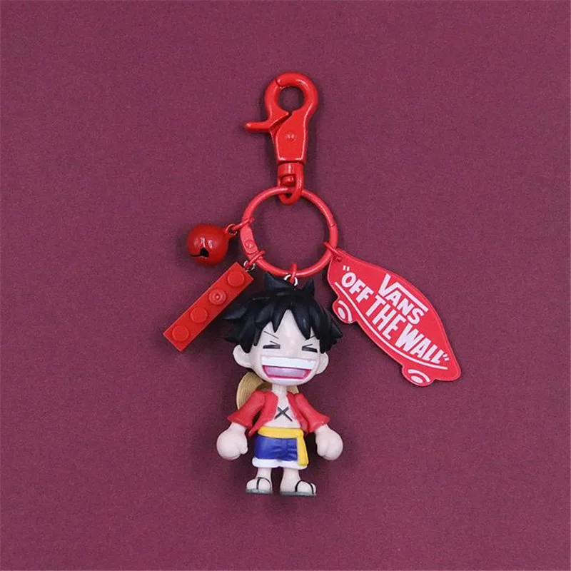 Аниме ONE PIECE Monkey D. Luffy кукла из смолы Косплей Черный Красный брелок аксессуары