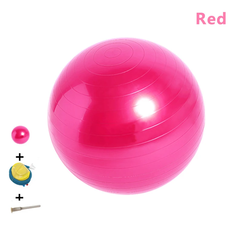 

Difu.Store Fitness Yoga Ball PVC 65cm Diameter Thickened Explosion-Proof Gymnastics Pilates Balance Ball Workout At Home
