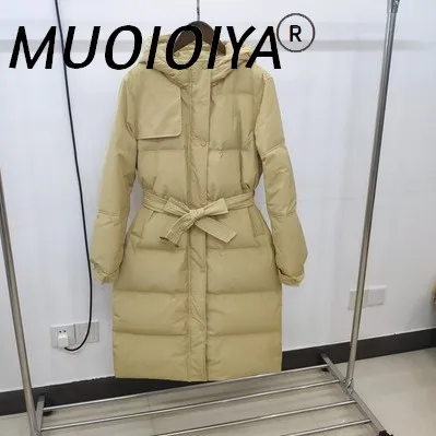 

Women's Winter Down Jackets Hooded Parkas Jacket Female Coat Fox Fur Collar Long Thick Women Jacket Korean Clothes Y145 WPY881