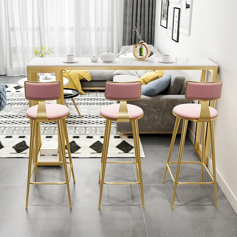 Bar table light luxury simple long Yang net red wall high home Nordic partition bar chair |