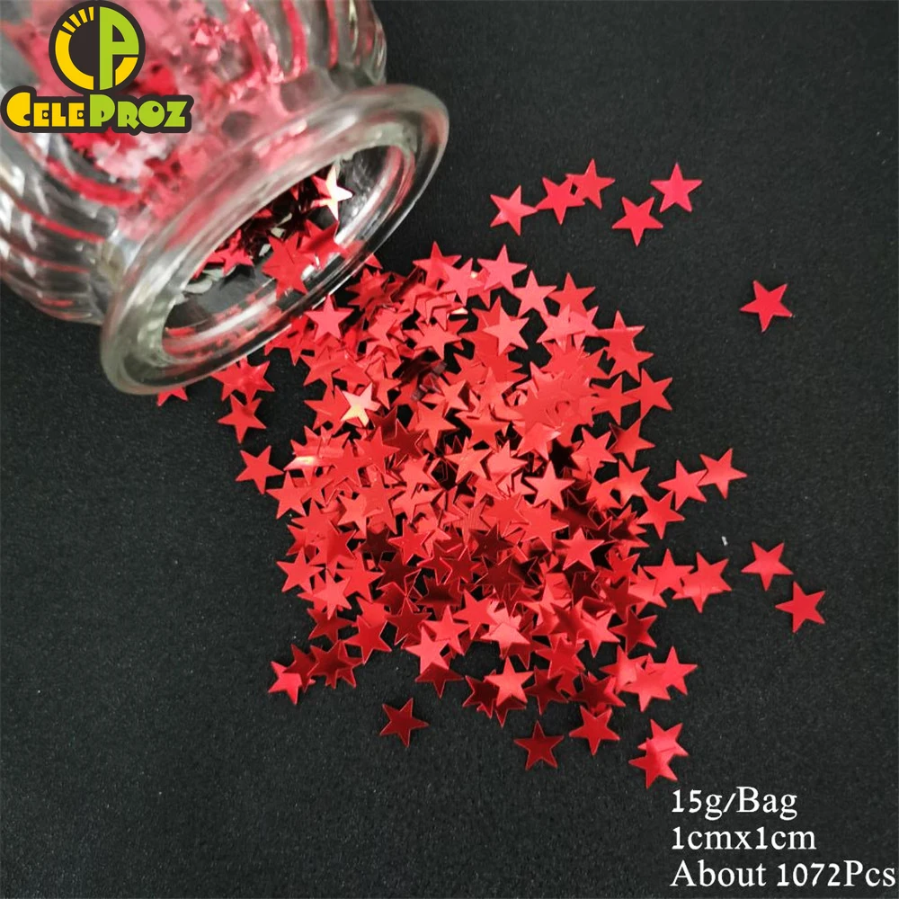 15 г Рождественская звезда конфетти блестки Сверкающая Звезда Свадьба День