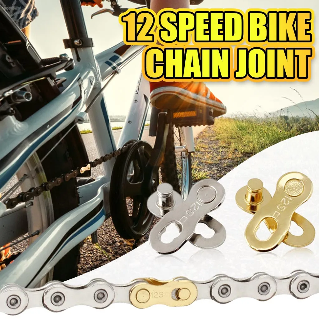 12 Скоростей звено велосипедной цепи соединительные соединения волшебные кнопки
