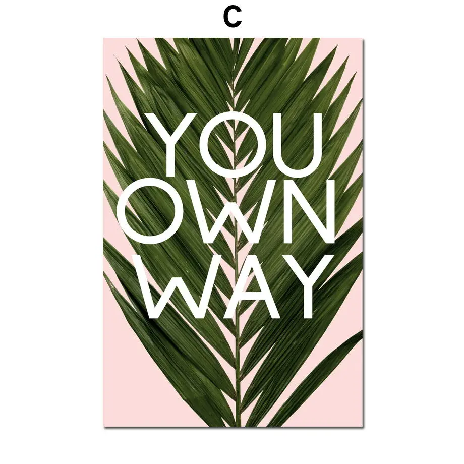 

Green Plants Cactus Palm Banana Big Leaf Wall Art Canvas Painting Nordic Posters And Prints Wall Pictures For Living Room Decor