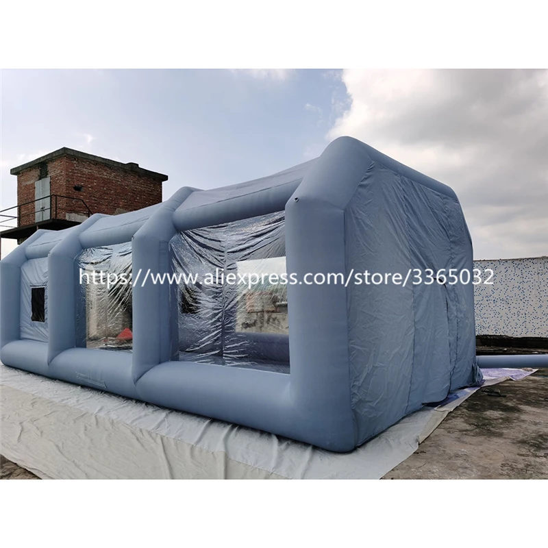 Б/у Дешевая Портативная надувная Автомобильная распылительная камера для