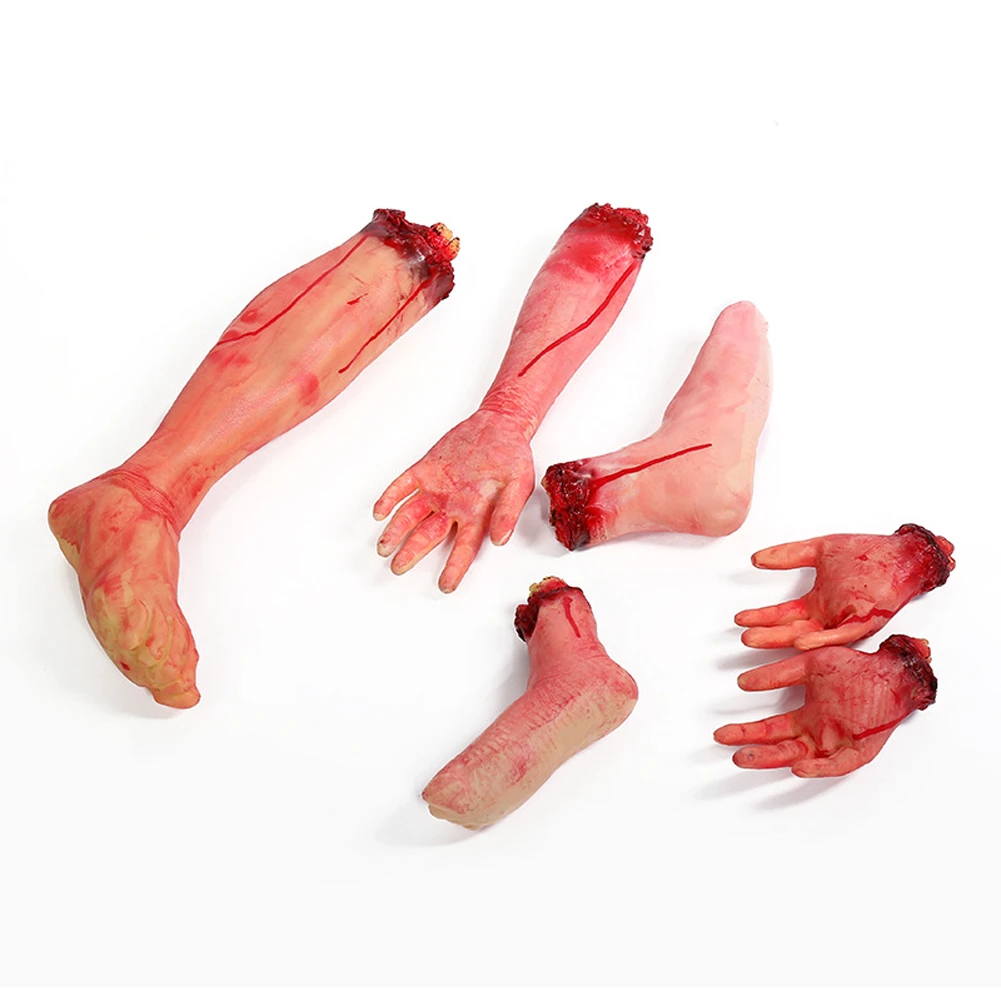Хэллоуин бутафория для Хэллоуина кровавые конечности дом с привидениями макияж