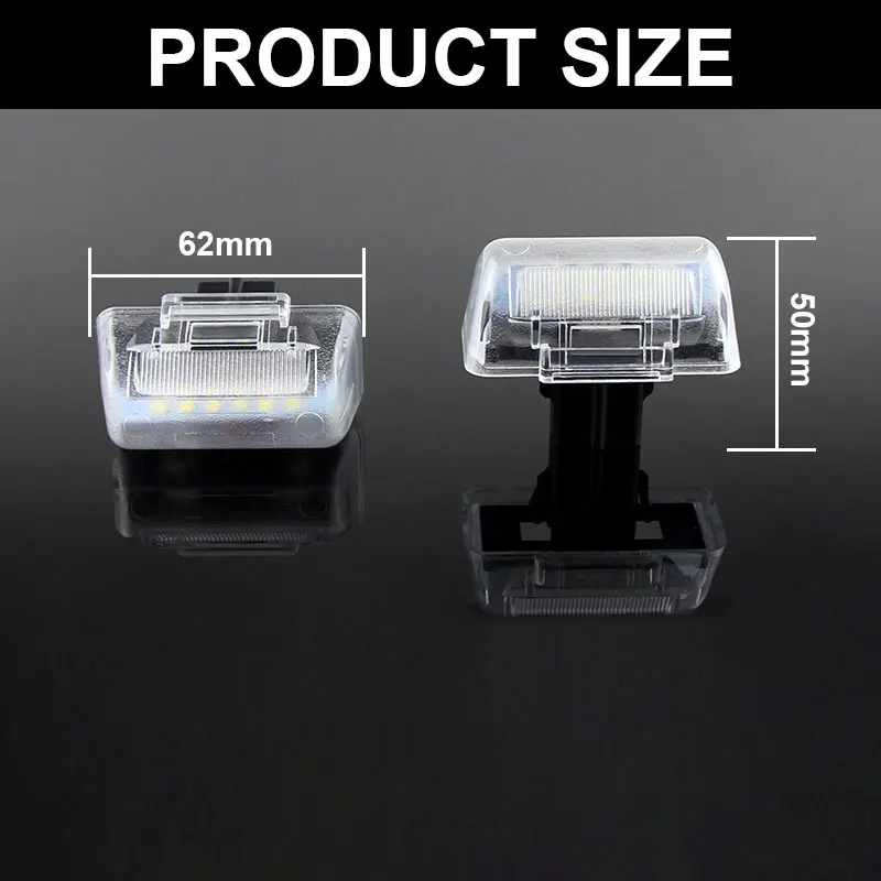 2Pc For Ford Transit MK6 MK7 1985-2013 Connect 2002-2013 OEM#4388111 LED License Number Plate Light | Автомобили и мотоциклы