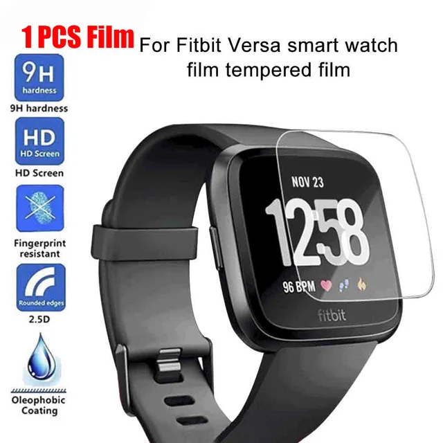 1pcs film Мягкий Силиконовый Браслет для Fitbit Versa, сменные спортивные часы-браслет, аксессуары для ремешка, ремешок для часов для Fitbit versa lite - Цвет: 1pcs film